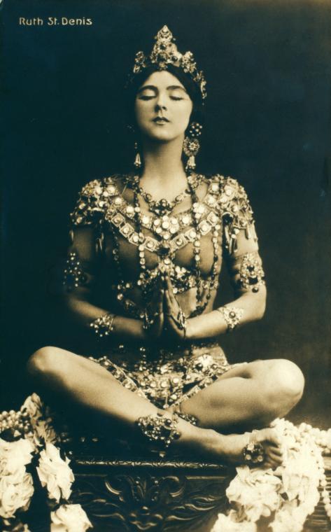 American Dancer Ruth St. Denis as Radha - Photographs from 1906-1910 